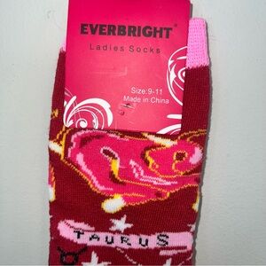Everbright Taurus Ladies Socks Zodiac Sign